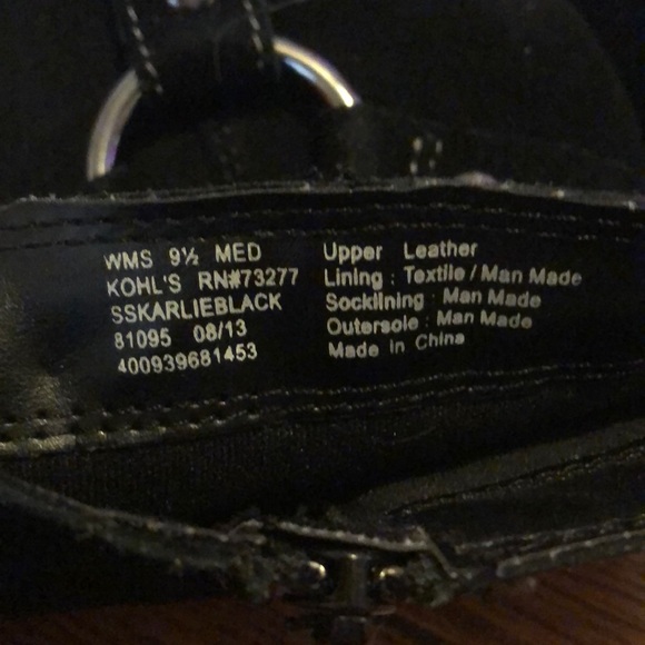 Black Heeled Booties - Picture 3 of 3